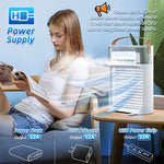 Charger l'image dans la galerie, LE MINI CLIM-VENTILATEUR : OFFREZ VOUS UNE FRAICHEUR DANS VOTRE BUREAU,VOITURE,CHAMBRE
